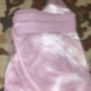 Light pink and dark pink tie dye sweats